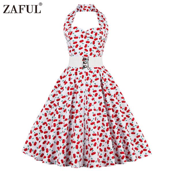 wholesale- zaful red vintage women dress summer feminino rockabilly pin up plaid floral 50s 60s sleeveless dresses vestidos plus size, White;black
wholesale- zaful red vintage women dress summer feminino rockabilly pin up plaid floral 50s 60s sleeveless dresses vestidos plus size, White;black