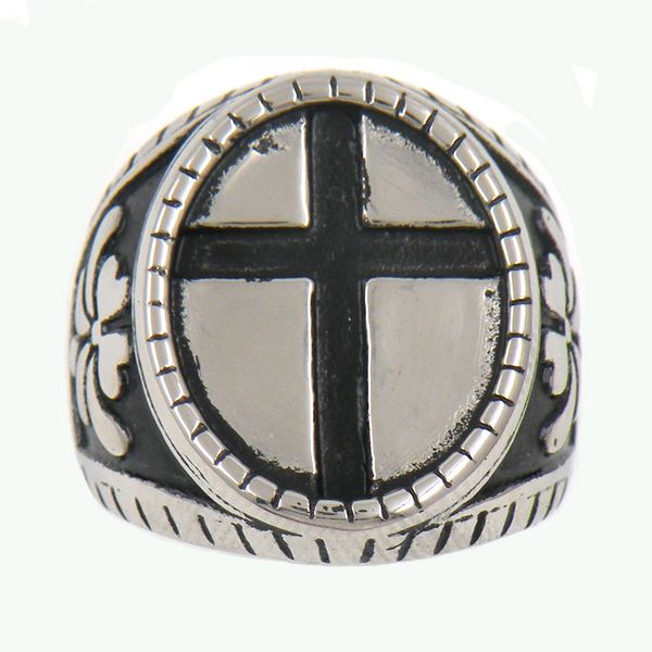 fanssteel stainless steel punk vintage jewelry jesus christ crusaders glory flower oval cross ring gift for brothers sisters 13w29, Silver
fanssteel stainless steel punk vintage jewelry jesus christ crusaders glory flower oval cross ring gift for brothers sisters 13w29, Silver