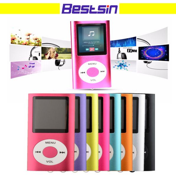 

in slim 4th 1.8 inch lcd mp4 player earphone mp4 music player support 2gb 4gb 8gb 16gb tf card slot