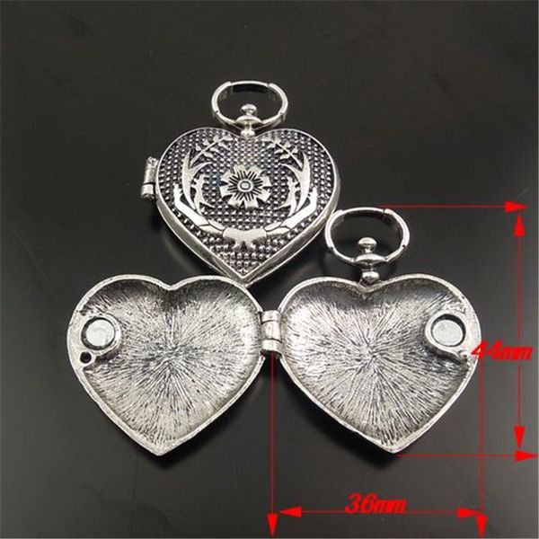 3pcs antiuqe style silver look heart-shape locket charm pendants finding 44*36*11mm jewelry making, Bronze;silver
3pcs antiuqe style silver look heart-shape locket charm pendants finding 44*36*11mm jewelry making, Bronze;silver