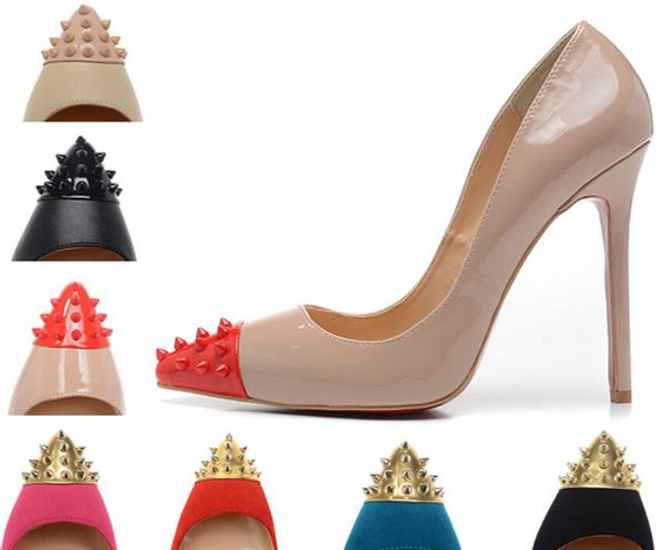 ladies black patent leather red pointed toe with spikes womens pumps,120mm fashion designer luxury red bottom high heels shoes wedding shoes
ladies black patent leather red pointed toe with spikes womens pumps,120mm fashion designer luxury red bottom high heels shoes wedding shoes