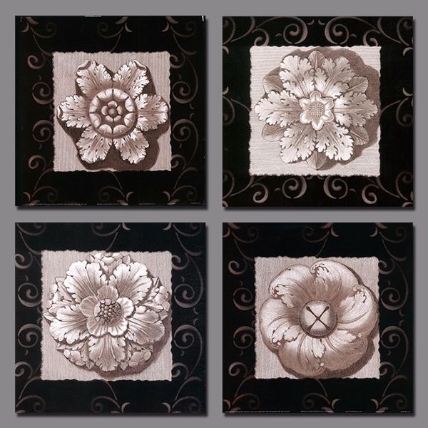 4pcs/set black brown ring plant flowers art picture decoration canvas painting wall art for living room printed decor unframed
4pcs/set black brown ring plant flowers art picture decoration canvas painting wall art for living room printed decor unframed