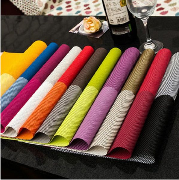 wholesale-new 45*30cm rectangular grid pvc insulation placemat western dining pads tableware pads easy clean placemat a0413
wholesale-new 45*30cm rectangular grid pvc insulation placemat western dining pads tableware pads easy clean placemat a0413