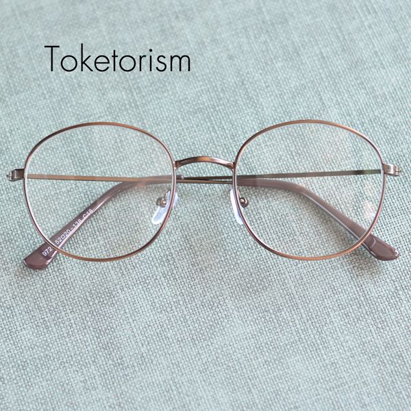 wholesale- toketorism round metal frame glasses for women men vintage lunette de vue 8279, Silver
wholesale- toketorism round metal frame glasses for women men vintage lunette de vue 8279, Silver