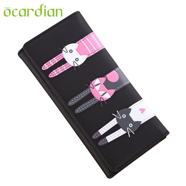 wholesale- women cat pattern coin purse long wallet card holders handbag 17mar13, Red;black
wholesale- women cat pattern coin purse long wallet card holders handbag 17mar13, Red;black