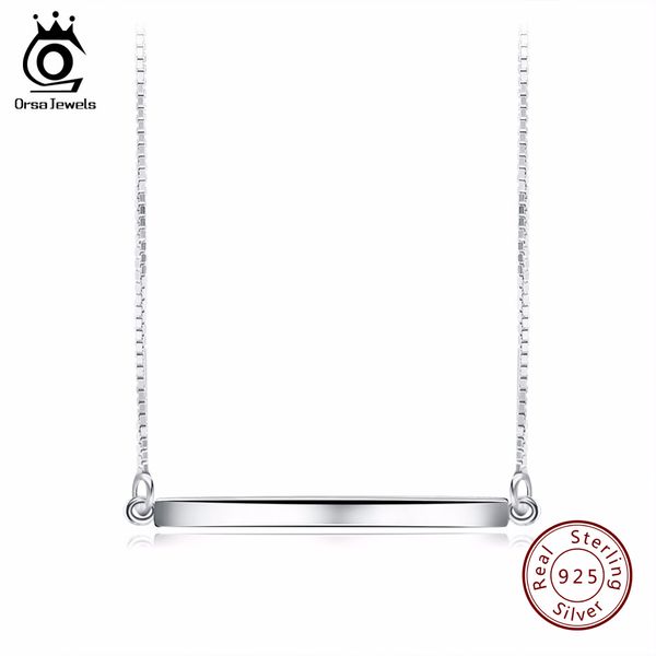 925 sterling silver plated bar pendant necklaces genuine sliver necklace jewelry lover christmas gift 6pcs /lot wholesale snw09
925 sterling silver plated bar pendant necklaces genuine sliver necklace jewelry lover christmas gift 6pcs /lot wholesale snw09
