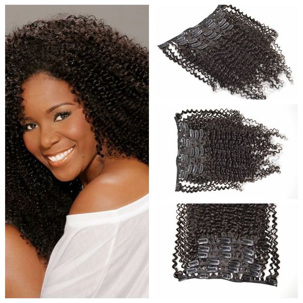 100% real brazilian human hair clip in extensions kinky curly hair weaves 120g 7pcs/set natural black g-easy, Black;brown
100% real brazilian human hair clip in extensions kinky curly hair weaves 120g 7pcs/set natural black g-easy, Black;brown