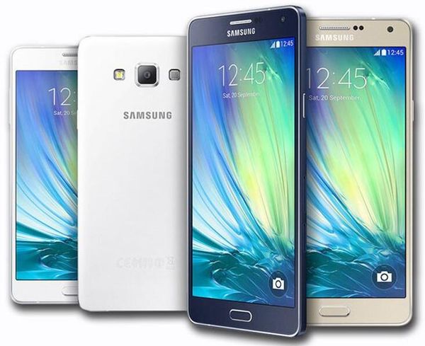 

Разблокирована Восстановленное Оригинальный Samsung Galaxy A7 A7000 Dual SIM сотовый телефон Octa Core 2 ГБ / 16 ГБ 5.5 дюймов 13MP 4 Г LTE бесплатно DHL