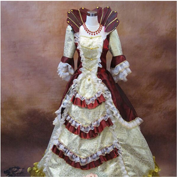 gt002) lolita gothic renaissance medieval long court costume halloween princess luxury partycosplay xs s m l xl xxl, Black;red
gt002) lolita gothic renaissance medieval long court costume halloween princess luxury partycosplay xs s m l xl xxl, Black;red