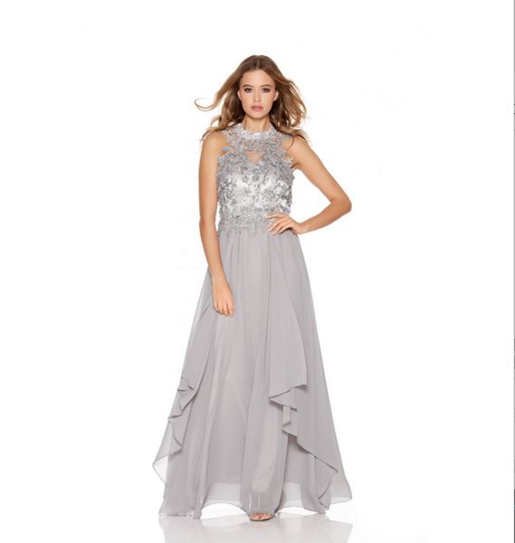 long sleeveless gray bridesmaid dresses elegant high collar applique chiffon bridesmaids dresses for weeding guests gown, Blue;red
long sleeveless gray bridesmaid dresses elegant high collar applique chiffon bridesmaids dresses for weeding guests gown, Blue;red