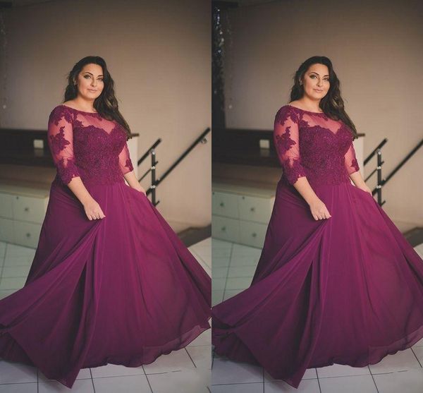plus size evening dresses with 3/4 long sleeves scoop sheer neck lace appliques prom dress long sequins mother of the bride dresss, Black;red
plus size evening dresses with 3/4 long sleeves scoop sheer neck lace appliques prom dress long sequins mother of the bride dresss, Black;red