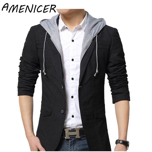 wholesale- 2017 new spring fashion brand detachable hooded blazer men casual suit jacket men slim fit suits mens blazers 3xl, White;black
wholesale- 2017 new spring fashion brand detachable hooded blazer men casual suit jacket men slim fit suits mens blazers 3xl, White;black