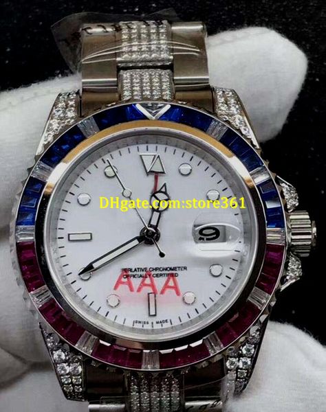 christmas gift mens swiss watch color diamond bezel white face diamond bracelet 116622 automatic watch, Slivery;brown
christmas gift mens swiss watch color diamond bezel white face diamond bracelet 116622 automatic watch, Slivery;brown