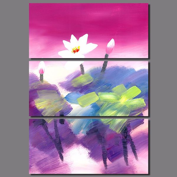 3pcs/set pink impressionist style white lotus decoration wall art picture shower leaf canvas painting for living room unframed
3pcs/set pink impressionist style white lotus decoration wall art picture shower leaf canvas painting for living room unframed