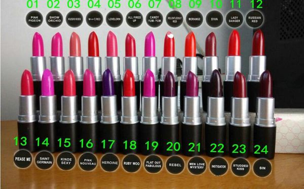 2016 frostlipstick lipstick new m makeup luster lipstick frost lipstick matte lipstick 3g 24 colors lipstick over 120 dhl 
2016 frostlipstick lipstick new m makeup luster lipstick frost lipstick matte lipstick 3g 24 colors lipstick over 120 dhl