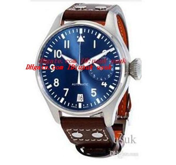 luxury wristwatch big pilot midnight blue dial automatic men's watch 46mm mens watch watches, Slivery;brown
luxury wristwatch big pilot midnight blue dial automatic men's watch 46mm mens watch watches, Slivery;brown