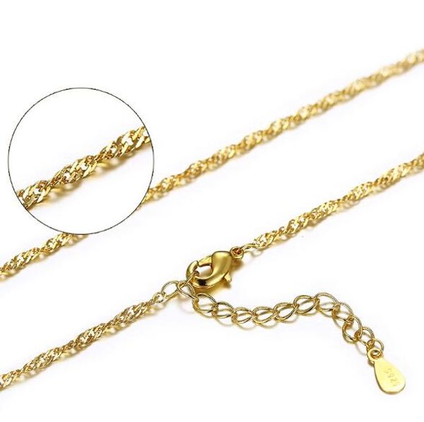 gold plated water wave link chain of 16inch chains fit diy pendant necklaces for women men e21, Silver
gold plated water wave link chain of 16inch chains fit diy pendant necklaces for women men e21, Silver