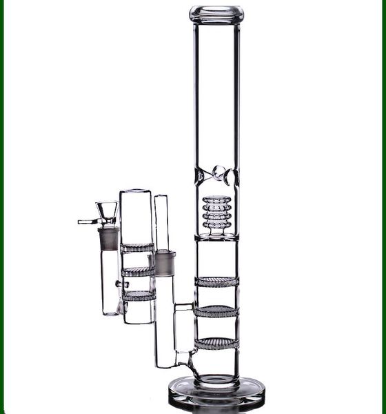 17" tall big water bongs 18mm recycler oil rigs dab bubbler triple honeycomb perc smoking glass pipes bowl ash catcher 18.8mm
17" tall big water bongs 18mm recycler oil rigs dab bubbler triple honeycomb perc smoking glass pipes bowl ash catcher 18.8mm