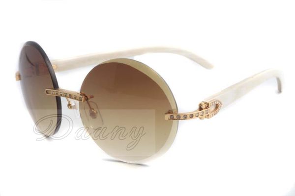 2019 high-end sunglasses with full diamonds, retro sunglasses 3524012 with natural white buffalo horn, in gold size: 56-18-140 mm, White;black
2019 high-end sunglasses with full diamonds, retro sunglasses 3524012 with natural white buffalo horn, in gold size: 56-18-140 mm, White;black