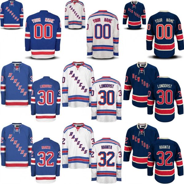 2017 New York Rangers Hockey Jerseys #30 Henrik Lundqvist #32 Antti Raanta Custom Men/Youth Jersey
2017 New York Rangers Hockey Jerseys #30 Henrik Lundqvist #32 Antti Raanta Custom Men/Youth Jersey