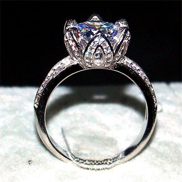 vintage lotus form 100% silod 925 sterling silver 2ct round simulated diamond ring finger engagement wedding bands rings for women, Slivery;golden
vintage lotus form 100% silod 925 sterling silver 2ct round simulated diamond ring finger engagement wedding bands rings for women, Slivery;golden