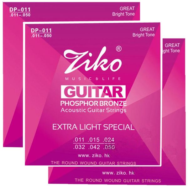 3sets/pcs 011-050 ziko acoustic guitar strings musical instruments accessories guitar parts
3sets/pcs 011-050 ziko acoustic guitar strings musical instruments accessories guitar parts