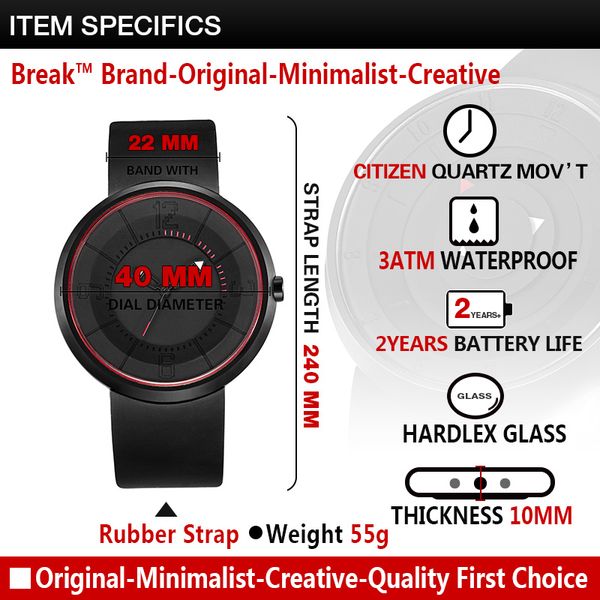 break futuristic luxury men women black waterproof fashion casual military quartz brand sports watches relogios wristwatch, Slivery;brown
break futuristic luxury men women black waterproof fashion casual military quartz brand sports watches relogios wristwatch, Slivery;brown