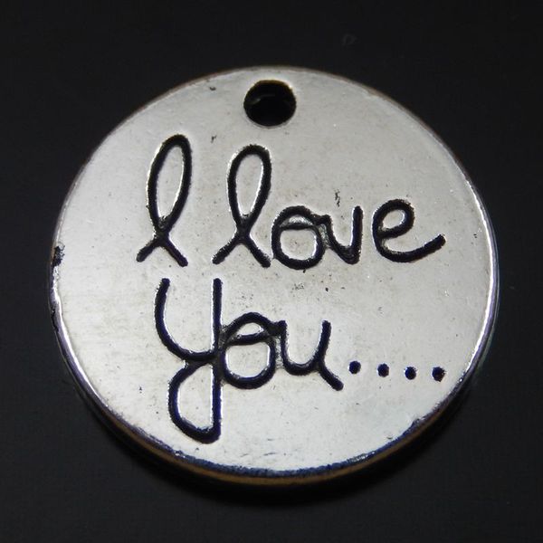 10pcs antique silver alloy round i love you pendant charms jewelry finding 19*3mm 50071 jewelry making, Bronze;silver
10pcs antique silver alloy round i love you pendant charms jewelry finding 19*3mm 50071 jewelry making, Bronze;silver