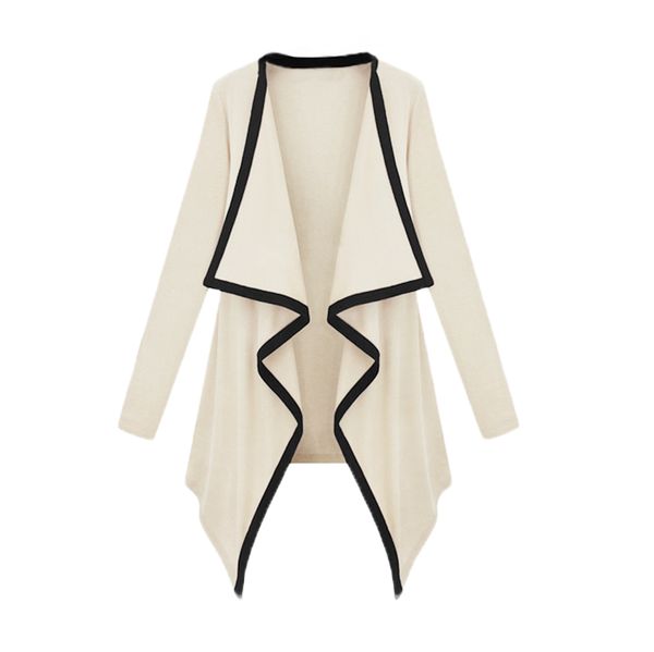 wholesale- new arrival fashion women's asymmetric cape womans poncho cardigan long sleeve coat high street sweater for autumn spring, White;black
wholesale- new arrival fashion women's asymmetric cape womans poncho cardigan long sleeve coat high street sweater for autumn spring, White;black
