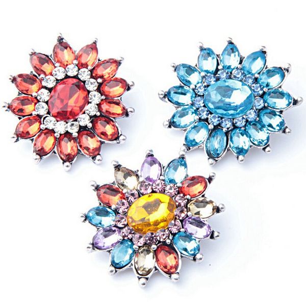 100pcs crystall flowers button women charm bracelet bangle metal 18mm snap button jewelry bohemian lots of crystal button for men, Bronze;silver
100pcs crystall flowers button women charm bracelet bangle metal 18mm snap button jewelry bohemian lots of crystal button for men, Bronze;silver