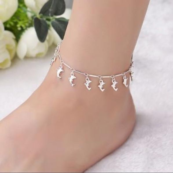 gorgeous ankle chain s925 sterling silver handmade dolphine tassel ankle bracelets ankle chain barefoot sandals womens anklet, Red;blue 
gorgeous ankle chain s925 sterling silver handmade dolphine tassel ankle bracelets ankle chain barefoot sandals womens anklet, Red;blue