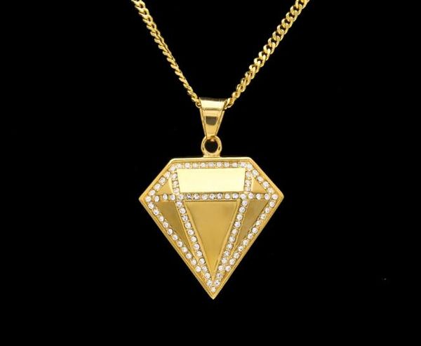 bling mens stainless steel gold pendant gem shape iced out rhinestone crystal hip hop pendant necklace chain fashion punk jewelry, Silver
bling mens stainless steel gold pendant gem shape iced out rhinestone crystal hip hop pendant necklace chain fashion punk jewelry, Silver