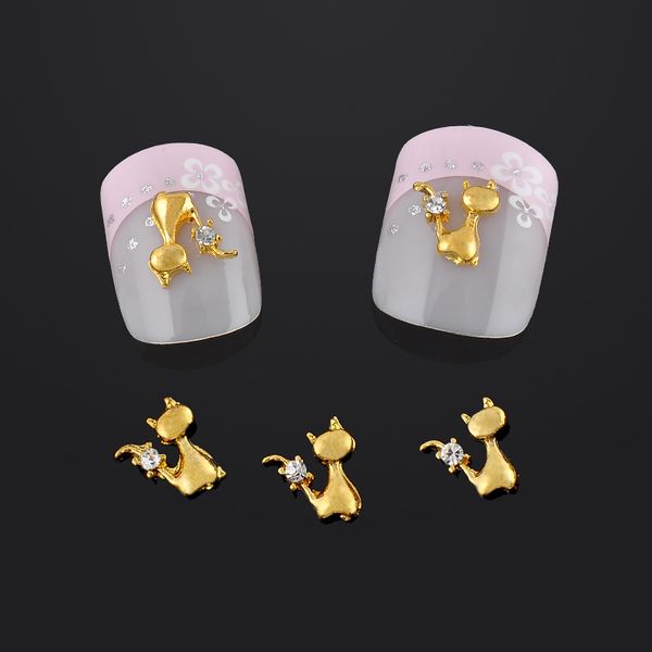 wholesale- 10pcs/pack lovely gold cat nail art decorations glitter rhinestones decoration nails art alloy 3d nail jewelry ing, Silver;gold
wholesale- 10pcs/pack lovely gold cat nail art decorations glitter rhinestones decoration nails art alloy 3d nail jewelry ing, Silver;gold