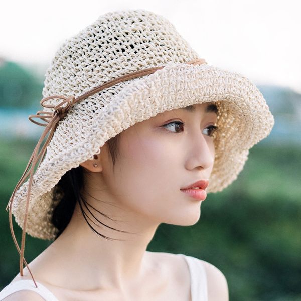 wholesale- 2016 new raffia handmade crochet soft fold straw sun summer hats for women girls chapeau femme beach hat mother's day gift, Blue;gray
wholesale- 2016 new raffia handmade crochet soft fold straw sun summer hats for women girls chapeau femme beach hat mother's day gift, Blue;gray