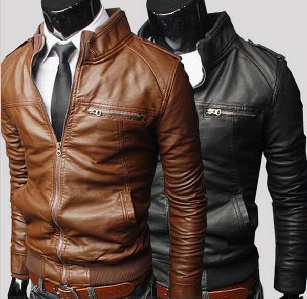winter jackets for men outdoor pu fall winter spring long motorcycle soft shell leather sleeve denim mens jackets, Black;brown
winter jackets for men outdoor pu fall winter spring long motorcycle soft shell leather sleeve denim mens jackets, Black;brown