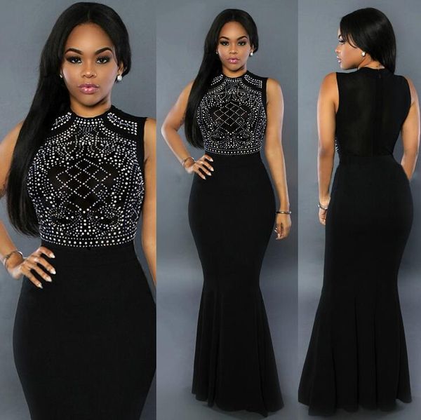 fashion gift big nice runway dresses ladies tiles women's dress nlx011, Black