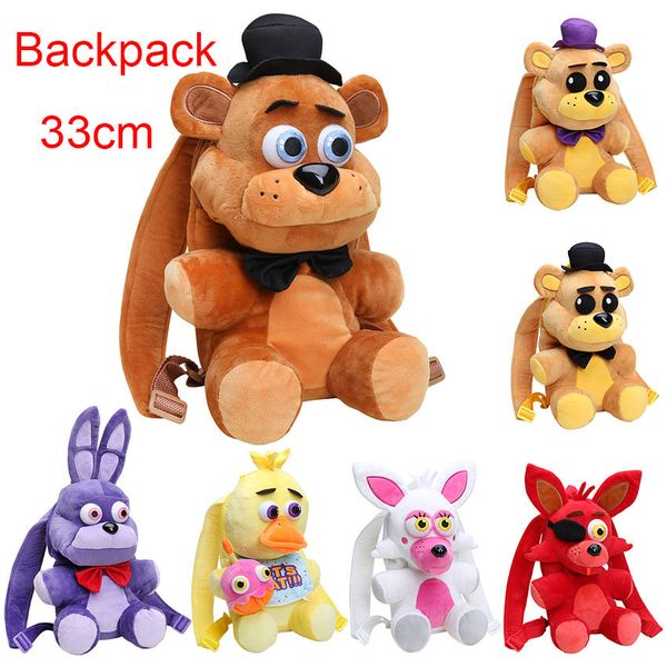 33 см пять ночей в Freddys плюшевые сумки FNAF плюшевые рюкзак Фредди Fazbear Фокси Бонни Чи
33 см пять ночей в Freddys плюшевые сумки FNAF плюшевые рюкзак Фредди Fazbear Фокси Бонни Чи