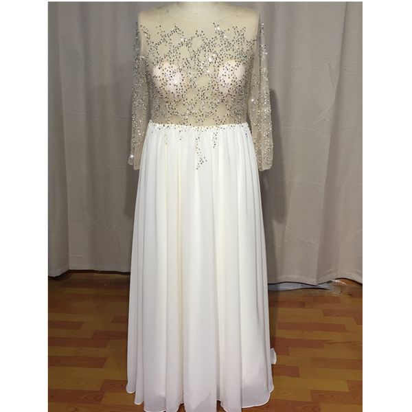 bling bling crystal champagne 2019 luxury style long sleeve plus size prom dress beads sequins party evening gowns custom made, Black
bling bling crystal champagne 2019 luxury style long sleeve plus size prom dress beads sequins party evening gowns custom made, Black