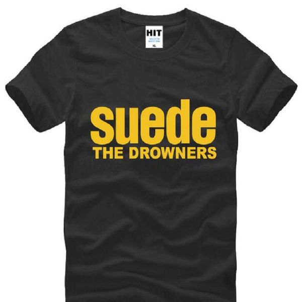new design suede the drowners t shirts men cotton short sleeve suede rock band man t-shirt fashion summer rock roll tee, White;black
new design suede the drowners t shirts men cotton short sleeve suede rock band man t-shirt fashion summer rock roll tee, White;black