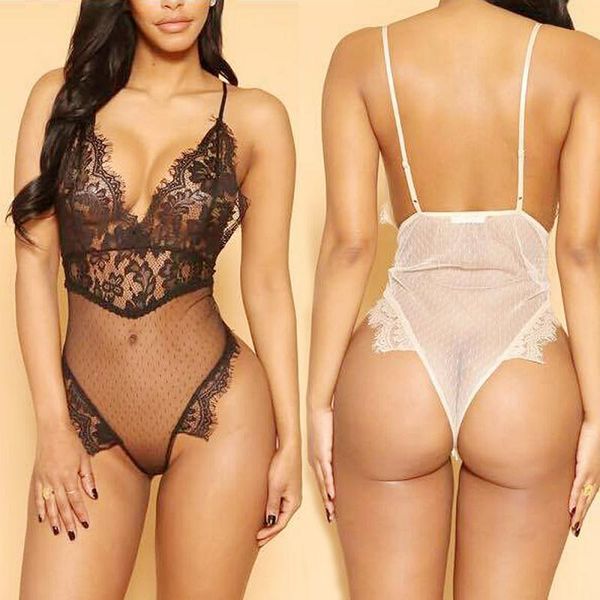 sexy женщин one piece белье игрушечные ночное lace холтер белье bodysuit ночное белье комбинезон ромпер, Black;white
sexy женщин one piece белье игрушечные ночное lace холтер белье bodysuit ночное белье комбинезон ромпер, Black;white