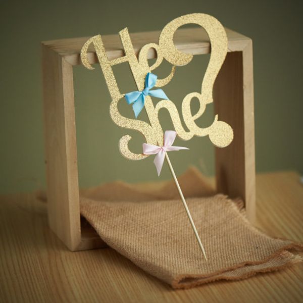 wholesale- 1pcs "he she " cake er for child kids girl boy happy birthday supplies newborn baby shower birthday party decoration
wholesale- 1pcs "he she " cake er for child kids girl boy happy birthday supplies newborn baby shower birthday party decoration