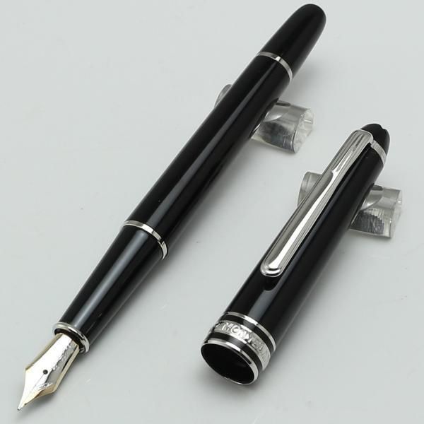 High-quality New Luxury Black Resin Fountain Pen / Ballpoint Pen School Office Stationery Sell Brand Pens Gift Pen #163