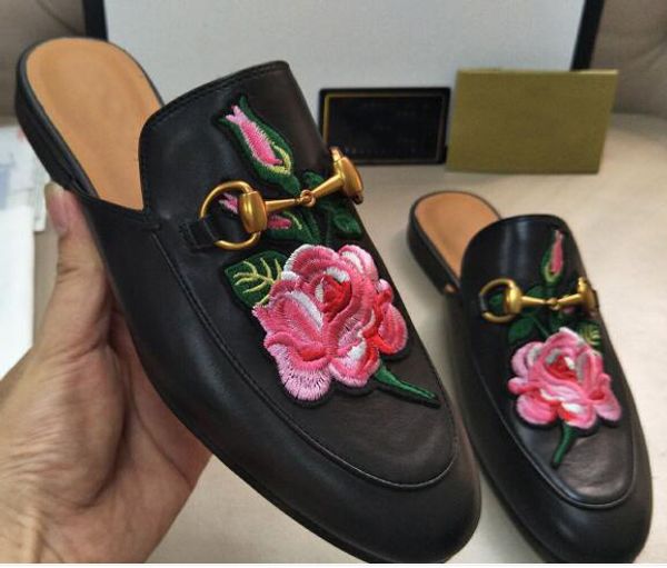 brand slippers women princetown leather slippers bling flat mules casual shoes loafers fashion outdoor slippers ladies summer, Black
brand slippers women princetown leather slippers bling flat mules casual shoes loafers fashion outdoor slippers ladies summer, Black
