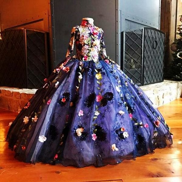 gorgeous high neck ball gown girls pageant dresses handmade flowers long sleeves flower girls dresses children hollow back communion dress, White;red
gorgeous high neck ball gown girls pageant dresses handmade flowers long sleeves flower girls dresses children hollow back communion dress, White;red