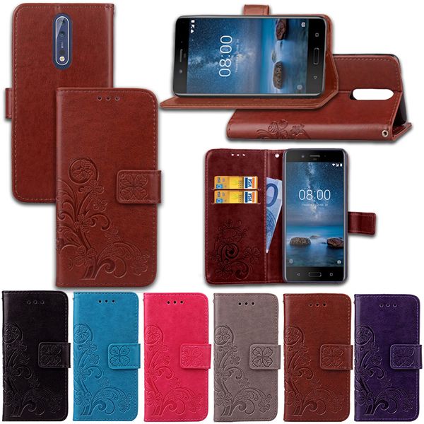 ПУ кожаный чехол подставка для Nokia 8 Четыре Lucky Clover с ремешком для карт памяти
ПУ кожаный чехол подставка для Nokia 8 Четыре Lucky Clover с ремешком для карт памяти