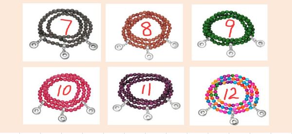 12 color beads diy snap button bracelet noosa bracelt fit 18mm charm folk style bracelet jewelry diy snap bangle elastic bracelet 3pcs/lot, Golden;silver
12 color beads diy snap button bracelet noosa bracelt fit 18mm charm folk style bracelet jewelry diy snap bangle elastic bracelet 3pcs/lot, Golden;silver