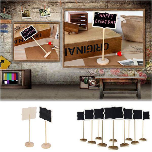 wholesale- 5 pcs/set wooden chalkboard backboard wedding party table decor rectangle message number tag chalkboard
wholesale- 5 pcs/set wooden chalkboard backboard wedding party table decor rectangle message number tag chalkboard