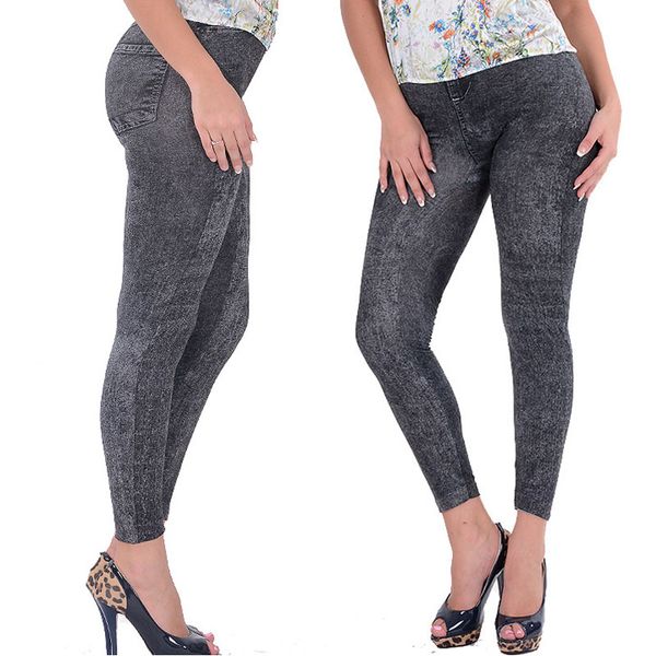 wholesale- selling lady girl black faux jean skinny jeggings stretchy slim pants plus size ankle-length pants women jeans, Blue
wholesale- selling lady girl black faux jean skinny jeggings stretchy slim pants plus size ankle-length pants women jeans, Blue