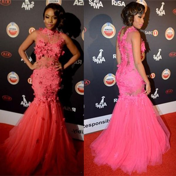 bonang matheba appliqued pink tulle prom dresses 2017 mermaid evening dress women long party gowns celebrity dress customize flowers crystal, Black
bonang matheba appliqued pink tulle prom dresses 2017 mermaid evening dress women long party gowns celebrity dress customize flowers crystal, Black
