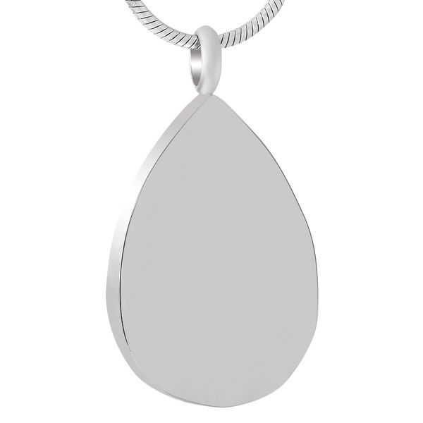 ijd9433 waterdrop blank stainless steel cremation pendant necklace memory funeral casket ashes keepsake urn necklace, Silver
ijd9433 waterdrop blank stainless steel cremation pendant necklace memory funeral casket ashes keepsake urn necklace, Silver